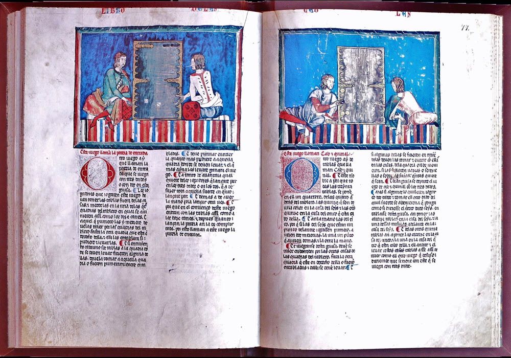 Libro Ajedrez Dados Tablas-Alfonso X sabio-manuscrito iluminado códice-facsímil-Vicent García Editores-13.jpg